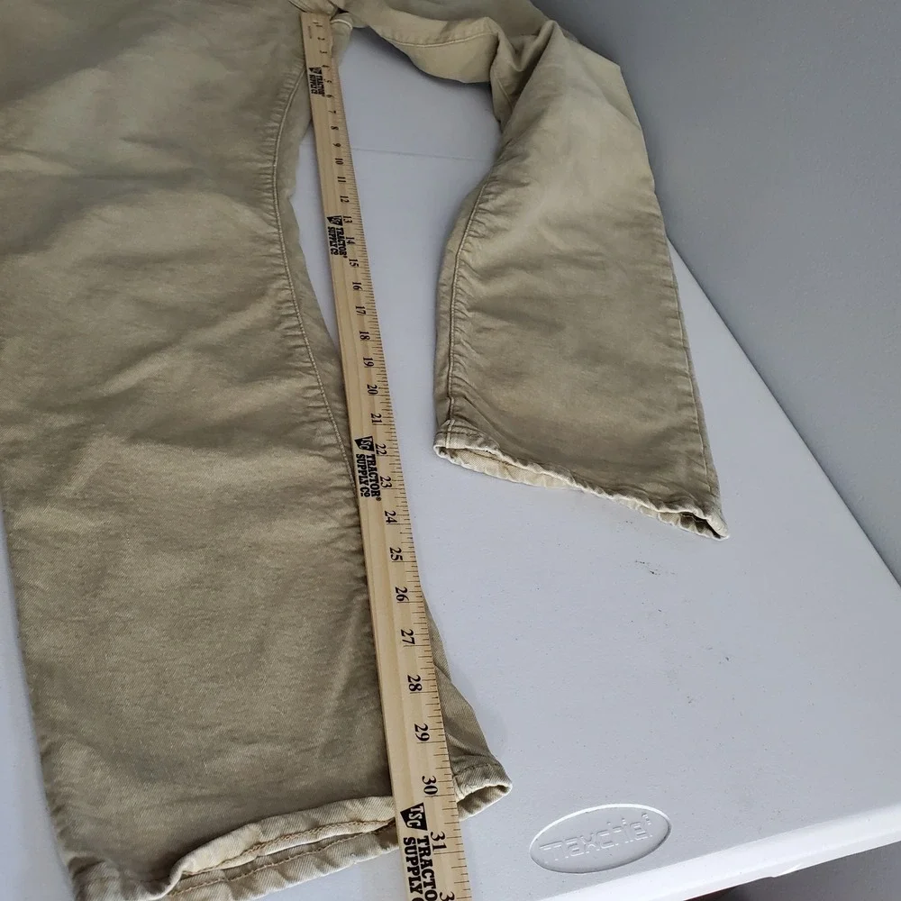 Polo Ralph Lauren Varick Slim Straight Tan Khaki Pants Mens 38x32 Stretch Jeans
